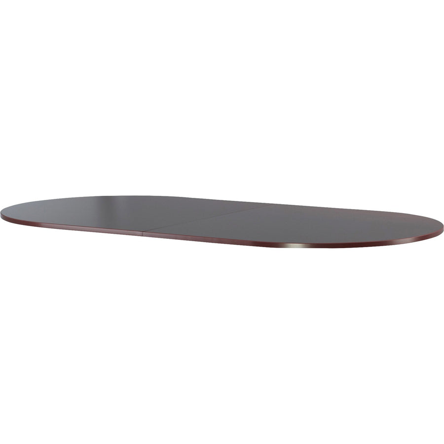 Lorell Essentials Oval Conference Tabletop, 94.50" x 1", Modesty Panel, LLR69150