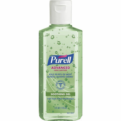 Gojo PURELL Advanced Hand Sanitizer Gel, Green, GOJ9631-24