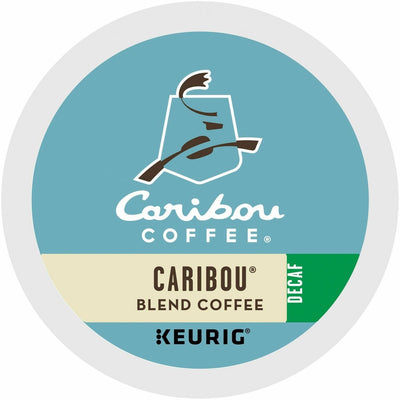 Keurig Dr Pepper . Caribou Coffee K-Cup Caribou Blend Decaf Coffee, 24 / Box, GMT6995