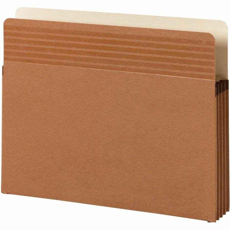 Smead Easy Grip File Pockets, 8.5" Width x 11" Length, Redrope, Straight, Tear Resistant, 25 / Box, SMD73208