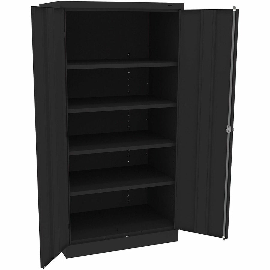 Tennsco Standard Black Storage Cabinet, 36" x 72", Steel, TNN1480BK