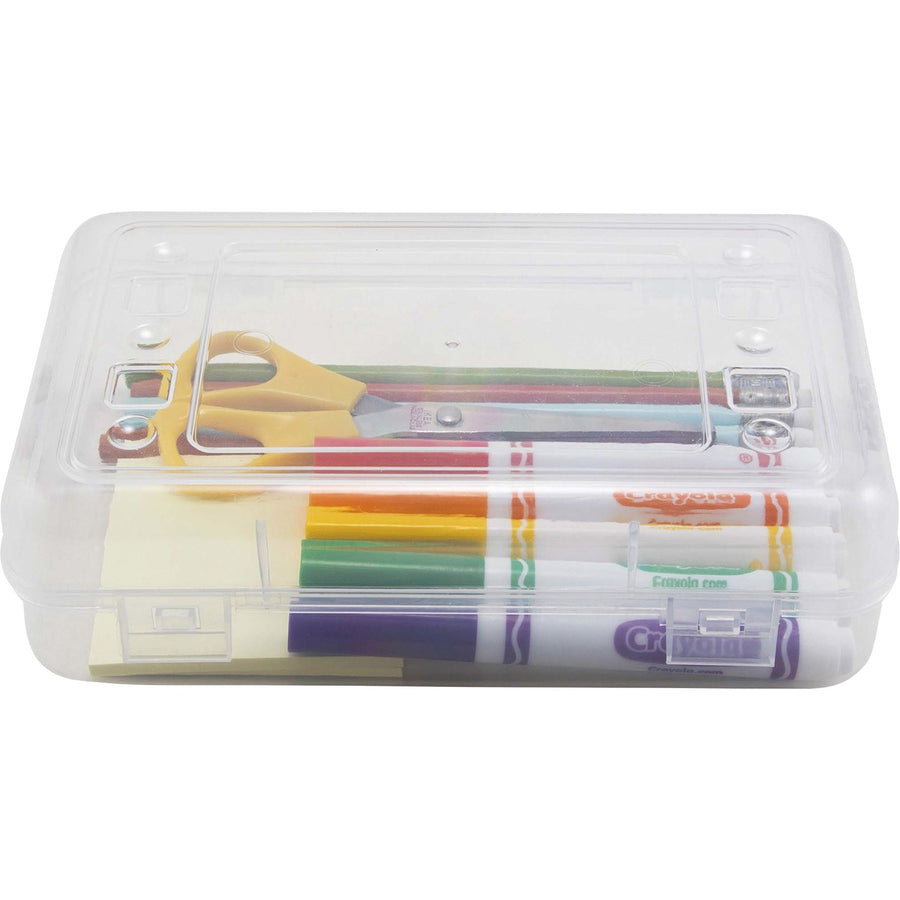 Advantus Clear Pencil Box, 12EA/CT — view 1