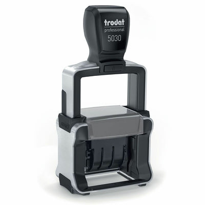 Trodat Professional Date Stamp, 1.6" x 0.4", Steel, TDTT5030