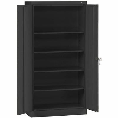 Tennsco Storage Cabinet (Unassembled) 2470, Black, TNN2470BK