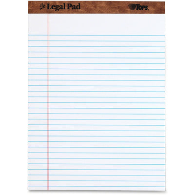 TOPS The Legal Pad - Letter, 8 1/2" x 11", TOP75330