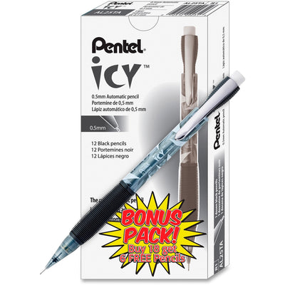 Pentel Icy Mechanical Pencil, 0.5 mm, #2, PENAL25TASW-SPR