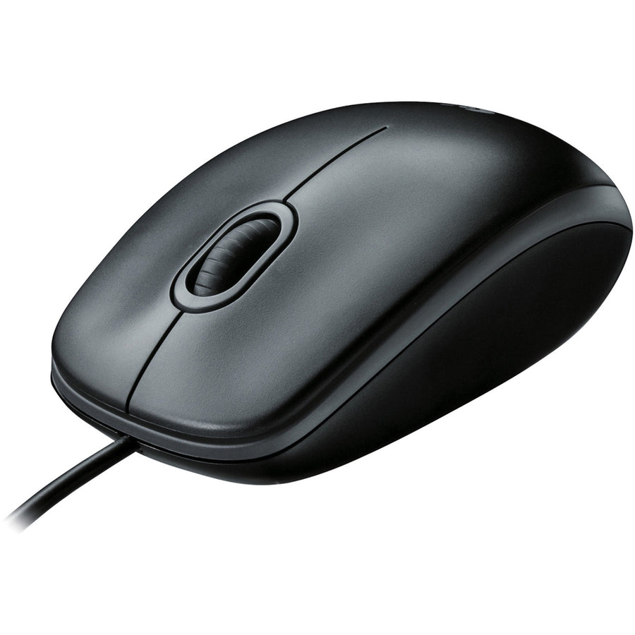 Logitech B100 Optical USB Mouse, Black, LOG910-001439