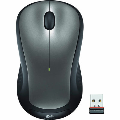 Logitech M310 Wireless Mouse, 4.4" x 2.4", Silver, LOG910-001675