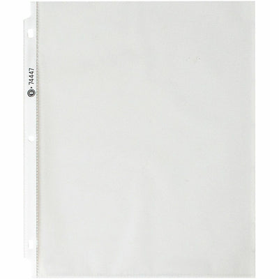 Business Source Economy Weight Sheet Protectors, Semi Clear, 8 1/2" Width x 11" Length, 100 / Pack — view 1