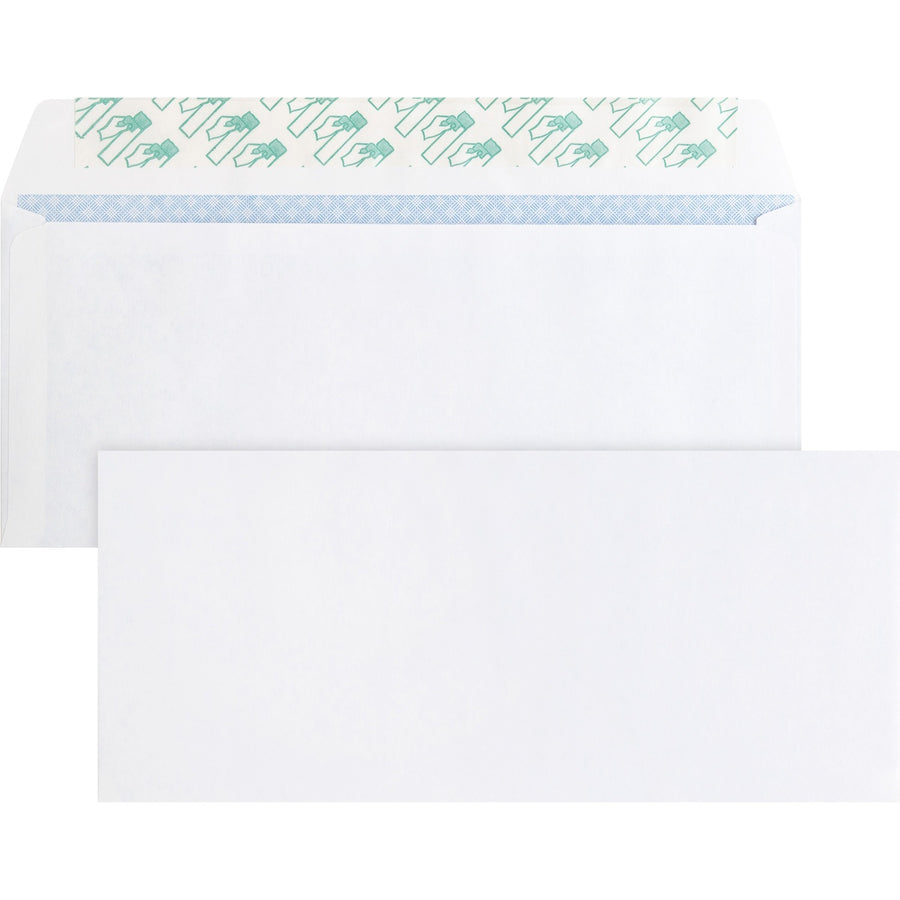 Business Source Regular Tint Peel/Seal Envelopes, White, 500 / Box — view 1