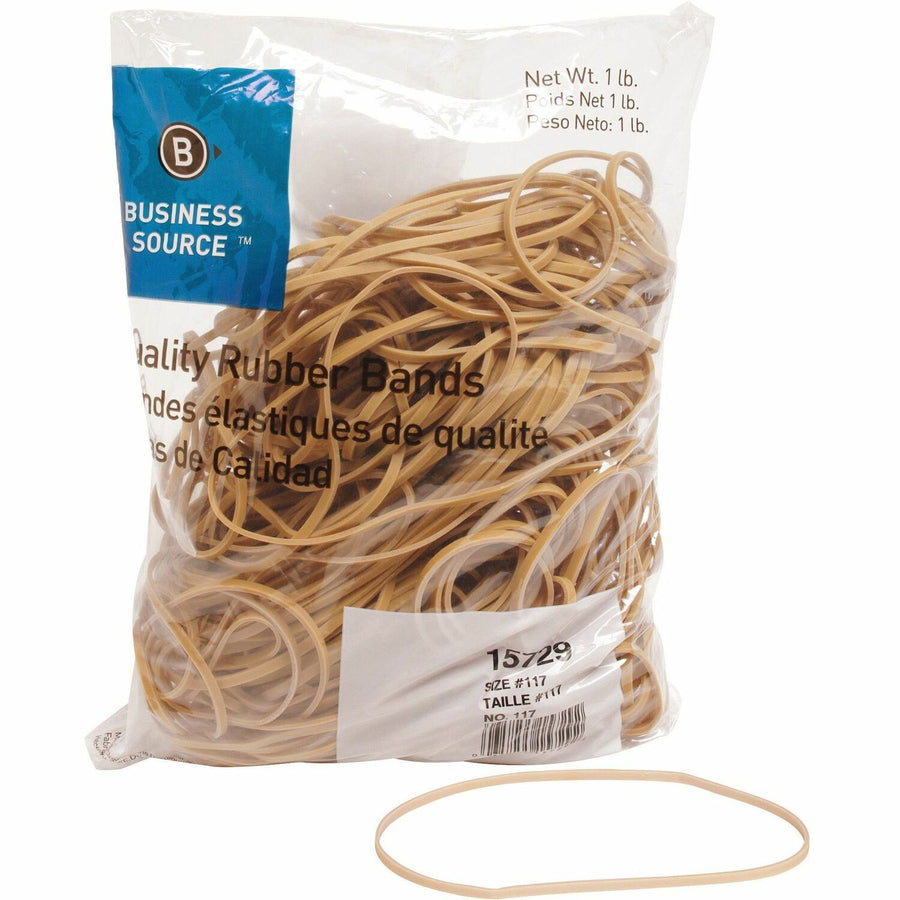 Business Source Quality Rubber Bands, Crepe, 200 / Pack — view 1