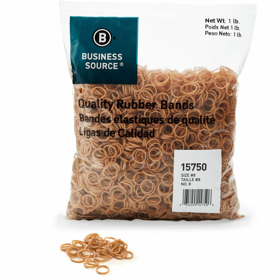 Business Source Quality Rubber Bands, Crepe, 5200 / Pack — view 1