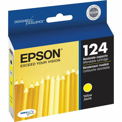 Epson DURABrite T124420 Original Inkjet Ink Cartridge - Yellow -, EPST124420S