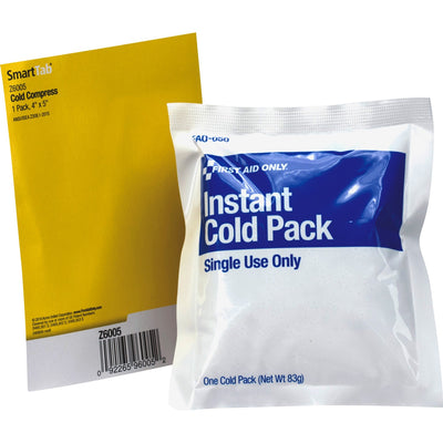 First Aid Only Instant Cold Pack, White, FAOZ6005