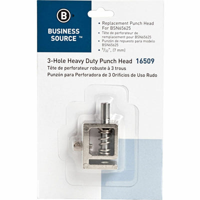 Business Source 9/32" Replacement Punch Head, Silver, BSN16509