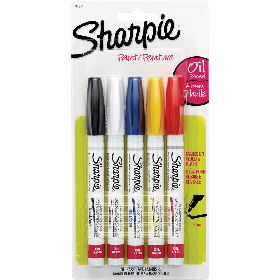 Newell Sharpie Oil-Based Paint Marker - Fine Point, 5 / Pack — view 1