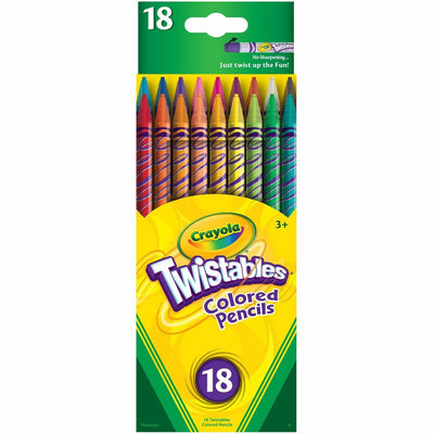 Crayola Twistables Colored Pencils, 18 / Set, CYO68-7418