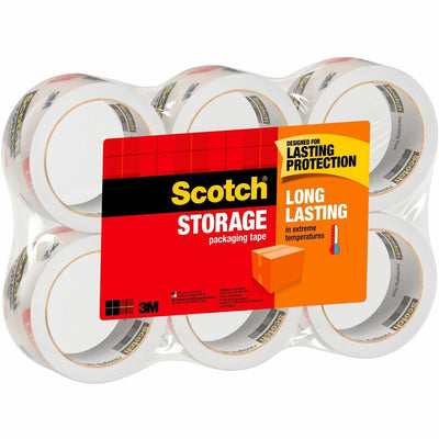 3M Scotch Long-Lasting Storage/Packaging Tap, Clear, 1 Pack, MMM36506