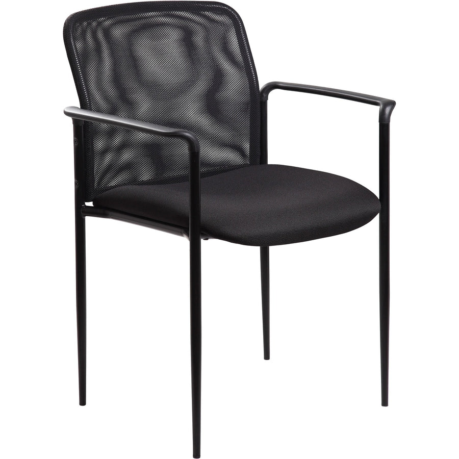 Lorell Reception Side Chair with Molded Cap Arms, 24" x 32.9", LLR69506