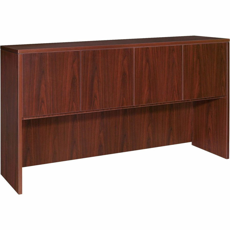 Lorell Essentials Series Stack-on Hutch with Doors, LLR69382