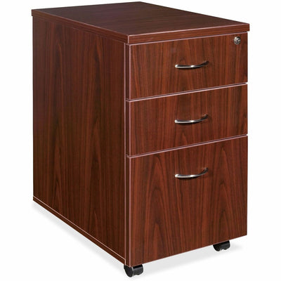 Lorell Essentials Series Box/Box/File Mobile File Cabinet, Brown, LLR69395