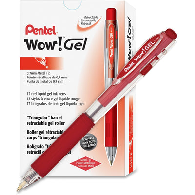 Pentel Wow! Gel Pens, 1 Dozen, PENK437B