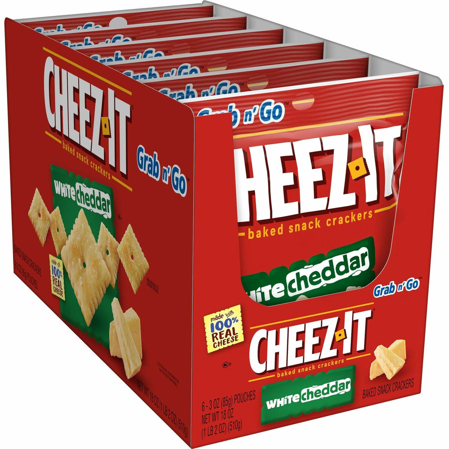Cheez-It Baked Snack Crackers, 6 / Box, KEB31533