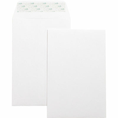 Business Source Self-Seal 6"x9" Catalog Envelopes, White, 1 Box, BSN42122