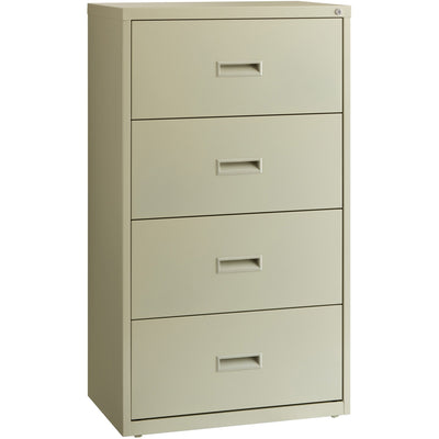 Lorell Value Lateral File - 4-Drawer, Putty, LLR60559