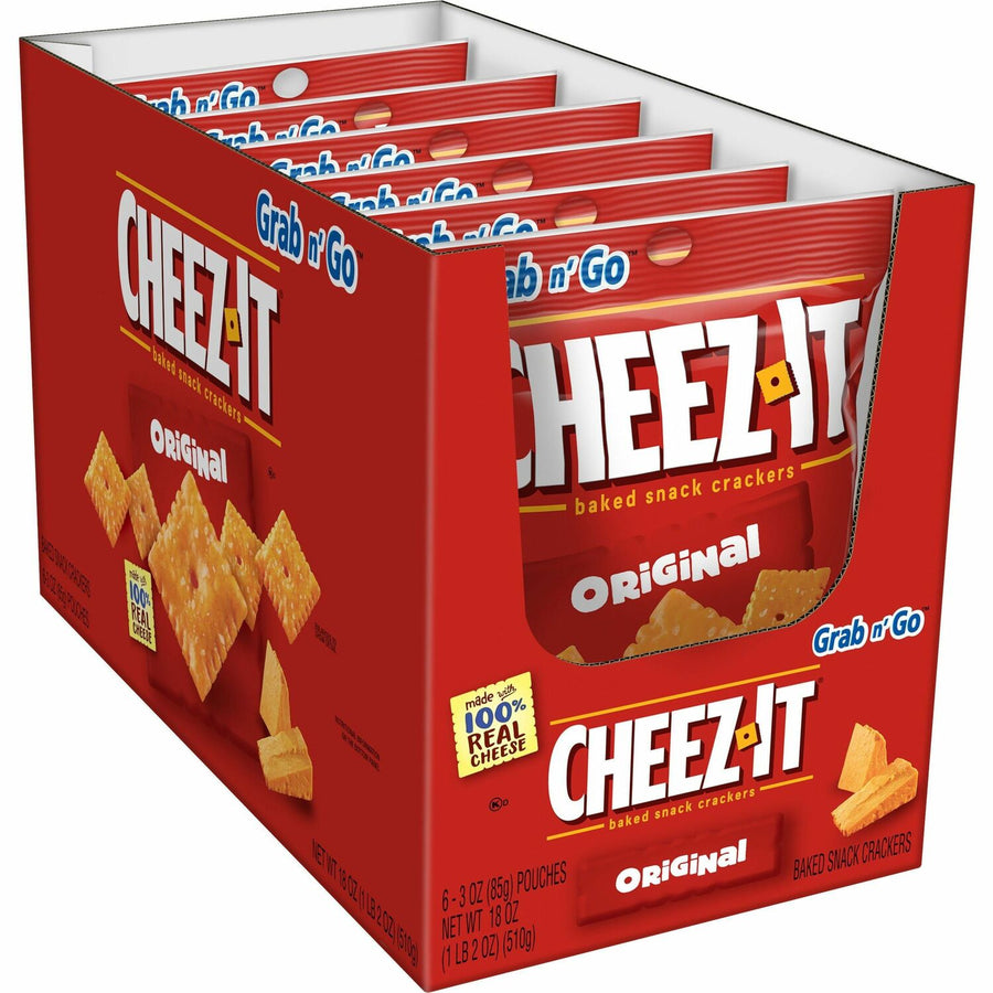 Cheez-It Baked Snack Crackers, 6 / Box, KEB19133