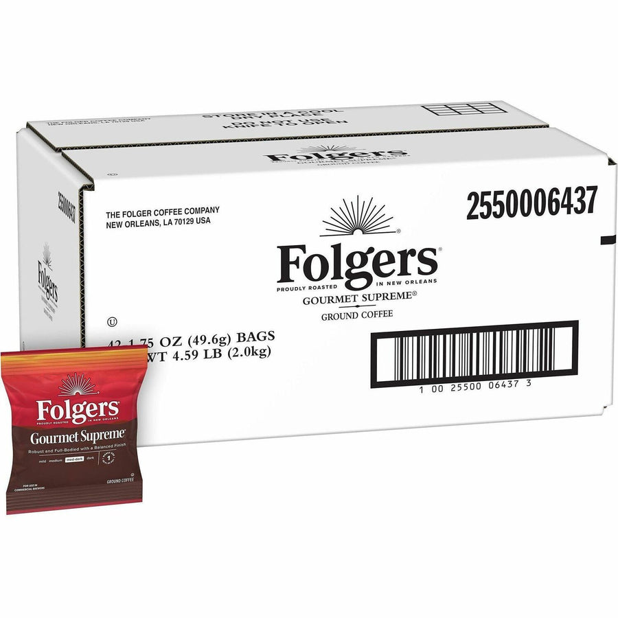 Folgers® Gourmet Supreme Coffee, 42 / Carton, FOL06437