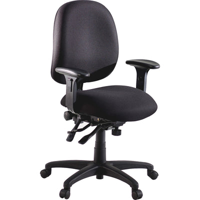 Lorell High-Performance Eronomic Task Chair, 27.3" x 41.5", Contoured Back, LLR60538
