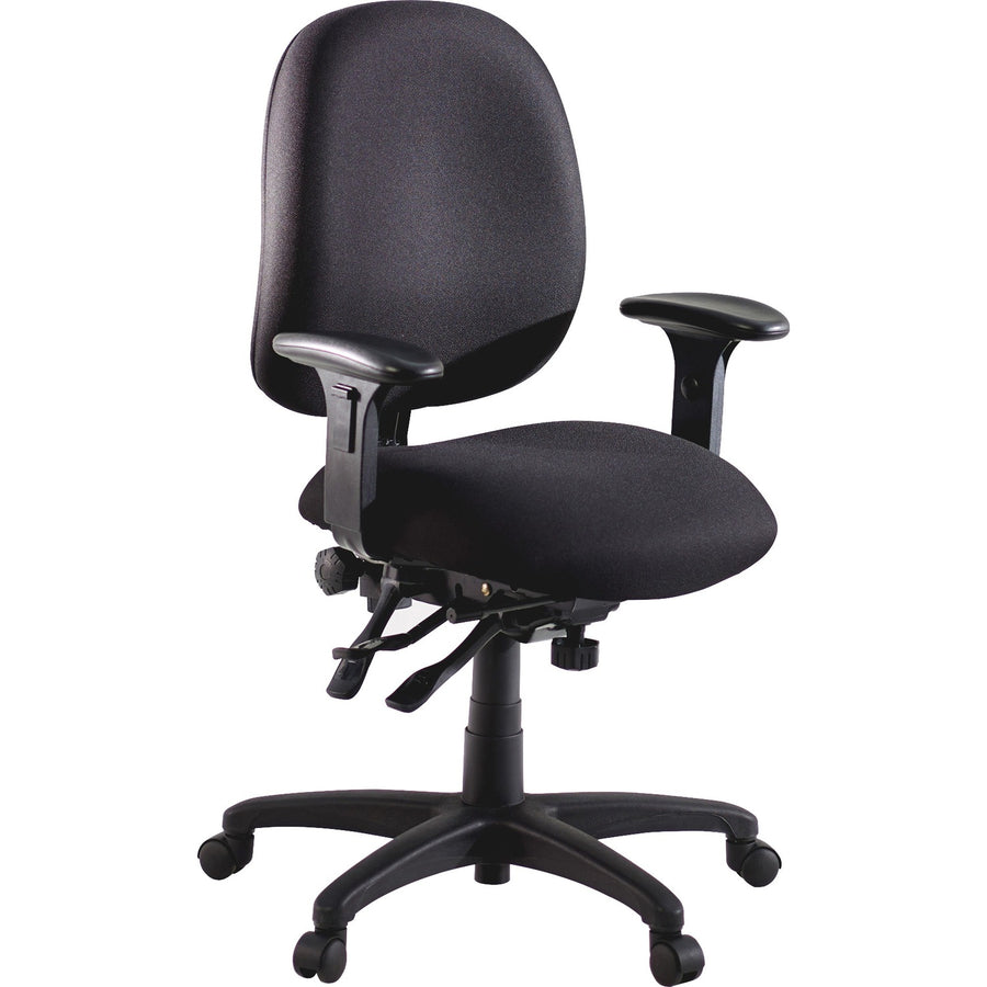 Lorell High-Performance Eronomic Task Chair, 27.3" x 41.5", Contoured Back, LLR60538