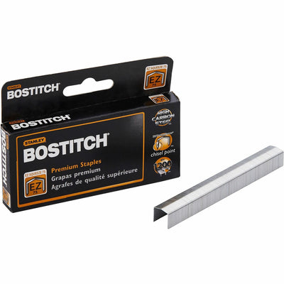 Amax Bostitch EZ Squeeze 75 Premium Staples, Silver, 1200 / Box, BOSSTCR75XHC