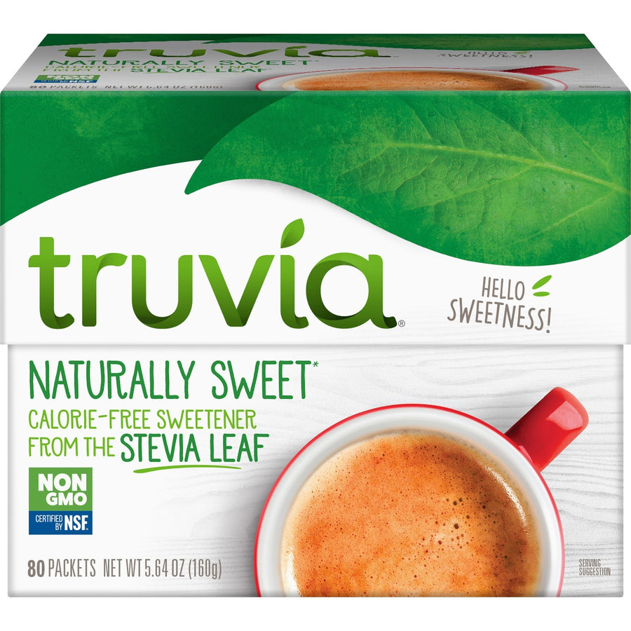 Truvia Cargill All Natural Sweetener Packets, 80 / Box, TRU8844