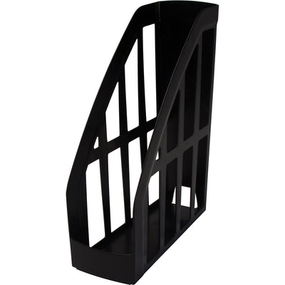 ERA Storex Value Line Recycled Magazine File, Black, 6EA/CT — view 1