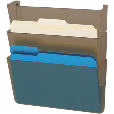 Deflecto EZ Link Unbreakable DocuPocket, Smoke, 1 Pack, DEF83602