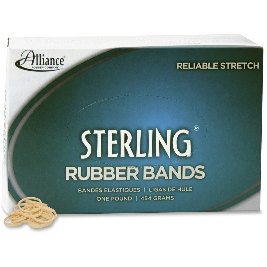 Alliance Rubber Sterling Rubber Bands, Natural Crepe, 7100 / Box — view 1