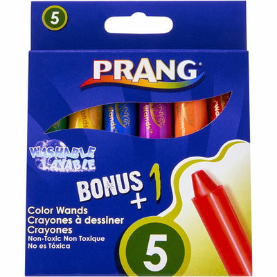 Dixon Ticonderoga Prang Washable Color Wands, Purple, 6 / Set, DIX47878
