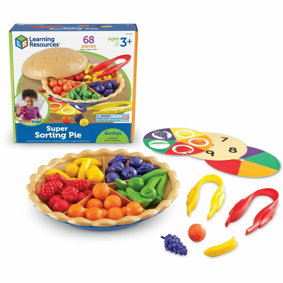 Learning Resources Super Sorting Pie, Multicolor, 69 / Set — view 1