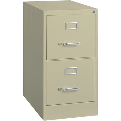 Lorell Fortress Series 22" Commercial-Grade Vertical File Cabinet, Putty, LLR42290