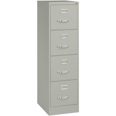 Lorell Fortress Series 22" Commercial-Grade Vertical File Cabinet, Light Gray, LLR42295