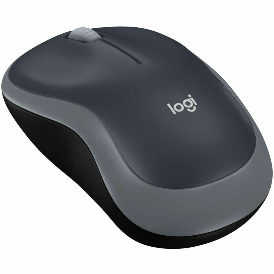 Logitech Plug-and-Play Wireless Mouse, 2.4" x 3.9", Silver, LOG910002225