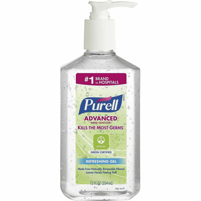 Gojo PURELL Hand Sanitizer Gel, Clear, GOJ369112