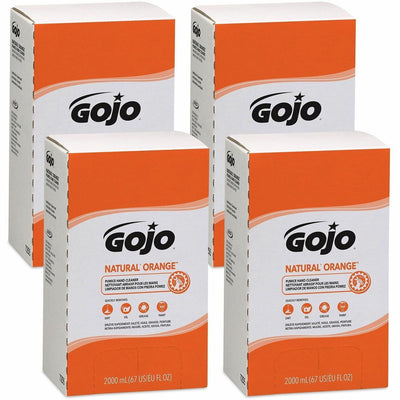 Gojo Natural Orange Pumice Hand Cleaner Refill, Gray, 4 / Carton, GOJ725504
