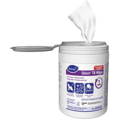 Diversey Oxivir Tb Wipes, White, DVO4599516