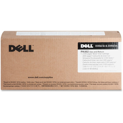 Dell PK492 Original Laser Toner Cartridge - Black -, DLLPK492