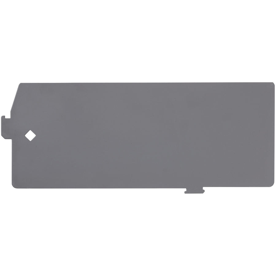 Lorell Lateral File Divider Kit, 12.40" x 5", Gray, Metal, 10 / Box, LLR60564