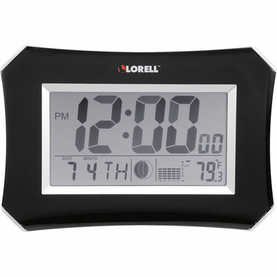 Lorell LCD Wall/Alarm Clock, LLR60998