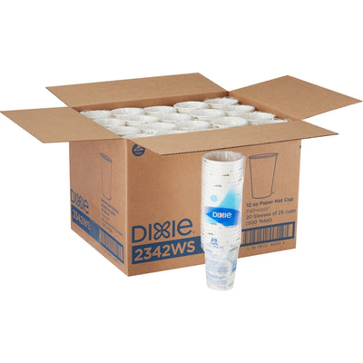 Georgia Pacific . Dixie Pathways 12 oz Paper Hot Cups By GP Pro, White, 20 / Carton, DXE2342WSCT